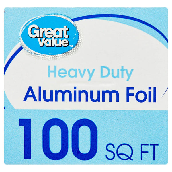 Heavy Duty Aluminum Foil, 100 Sq ft - 2 packs - plus 3 My Outlet Mall Resealable Storage Pouches