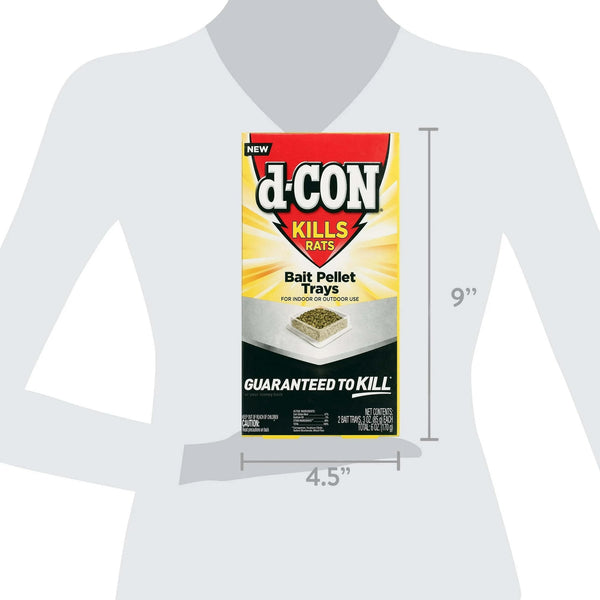 Rat Bait Pellet Trays - 1 pack - 2 Count - plus 3 My Outlet Mall Resealable Storage Pouches