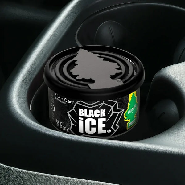 Air Freshener Fiber Can Black Ice - 2 packs - 1.05 oz per pack - plus 3 My Outlet Mall Resealable Storage Pouches