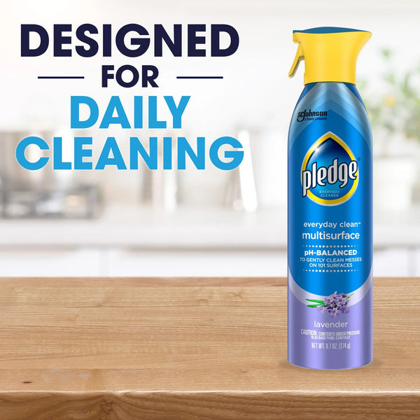 Multisurface Cleaner Aerosol, Fresh Lavender - 1 pack - 9.7 oz per pack - plus 3 My Outlet Mall Resealable Storage Pouches
