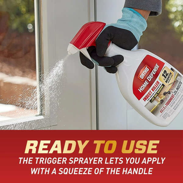Home Defense Insect Killer for Indoor and Perimeter2 - 3 packs - 24 oz per pack plus 3 My Outlet Mall Resealable Storage Pouches