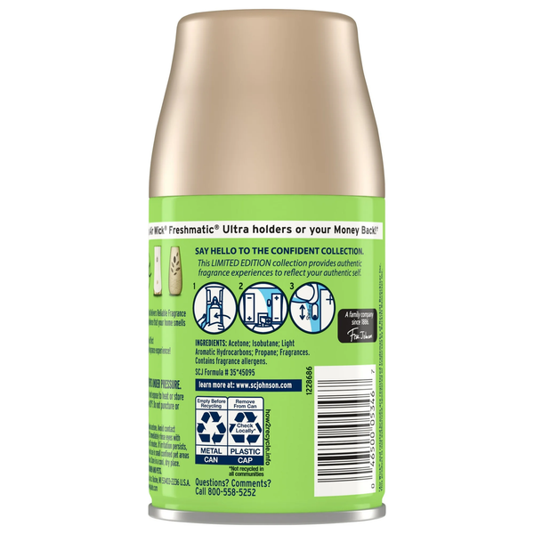 Automatic Spray Air Freshener, Radiant Bloom Limited Edition - 2 packs - 6.2 oz per pack - plus 3 My Outlet Mall Resealable Storage Pouches