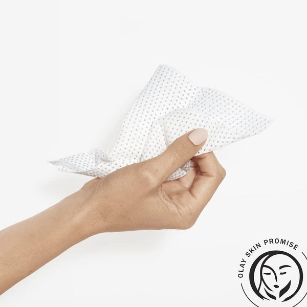 Olay Daily Deeply Purifying Cleansing Wipes, Dry Cloth ,Face Wash and Makeup Remover Wipes Fragrance-Free - 3 pack - 66 count - plus 3 My Outlet Mall Resealable Storage Pouches