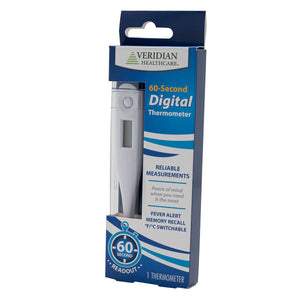 Veridian 60-Second Digital Thermometer NC/NR