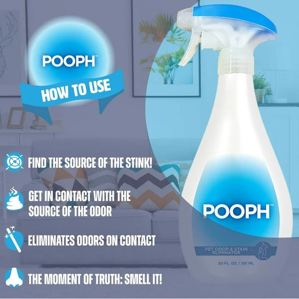 Pet Odor and Stain Eliminator - 1 pack - 20 fl oz per pack - plus 3 My Outlet Mall Resealable Storage Pouches