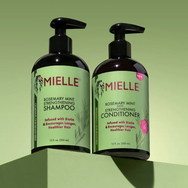 Rosemary Mint Strengthening Shampoo - 2 packs - 20 oz per pack - plus 3 My Outlet Mall Resealable Storage Pouches