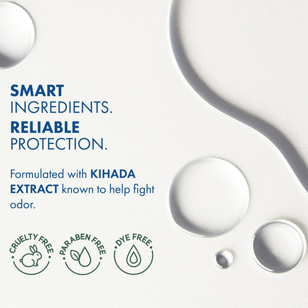 Antiperspirant Deodorant Invisible Roll-On for Women and Men, Powder Fresh - 1 pack - 3.5 oz per pack - plus 3 My Outlet Mall Resealable Storage Pouches