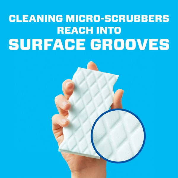 Magic Eraser Extra Durable Cleaning Pad - 1 pack -  4 count per pack - plus 3 My Outlet Mall Resealable Storage Pouches