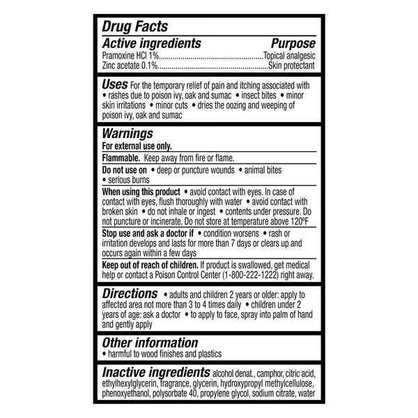 Cala Spray Itch Relief Clear Skin Protectant - 2 packs - 3 oz per pack - plus 3 My Outlet Mall Resealable Storage Pouches