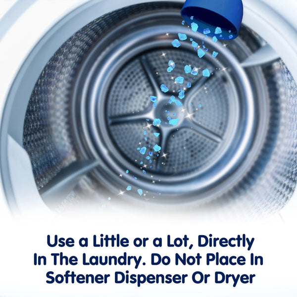 In Wash Laundry Scent Booster Crystals Blue Sparkle- 1 pack - 21 oz per pack - plus 3 My Outlet Mall Resealable Storage Pouches