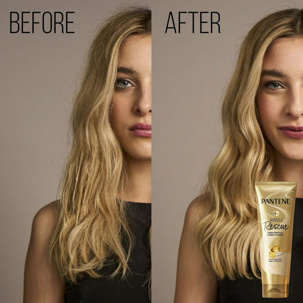 Pro-V Miracle Rescue Deep Repair Conditioner for All Hair Types - 1 pack - 8Fl oz per pack - plus 3 My Outlet Mall Resealable Storage Pouches