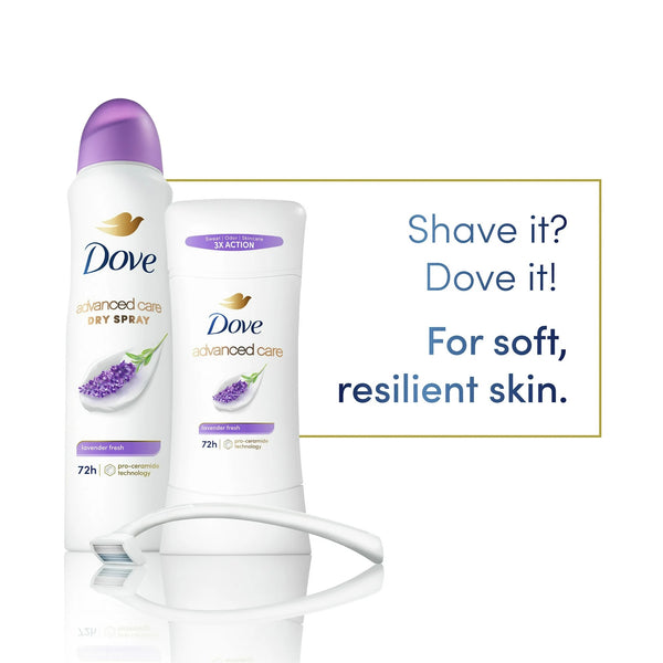 Advanced Care Women's Antiperspirant Deodorant Stick Lavender Fresh - 1 pack - 2.6 oz per pack - plus 3 My Outlet Mall Resealable Storage Pouches
