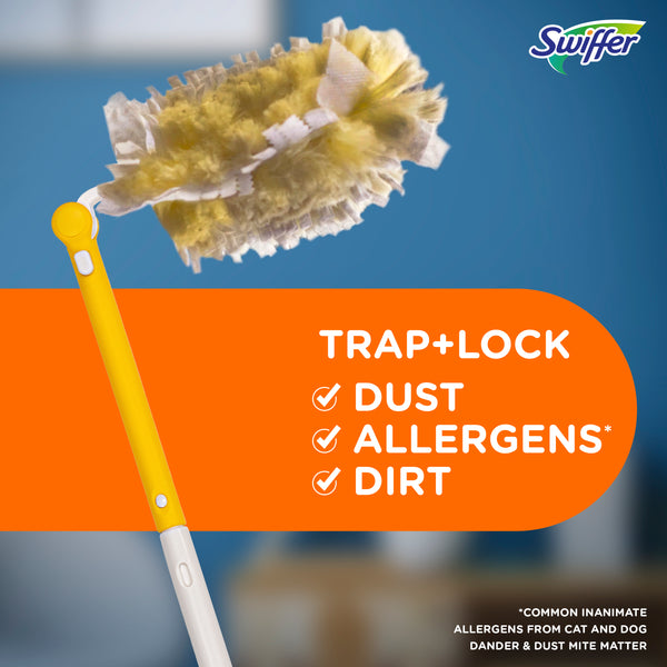 Duster Multi-Surface Heavy Duty Refills, Unstopables Fresh Scent - 1 pack - 11 Count per pack - plus 3 My Outlet Mall Resealable Storage Pouches