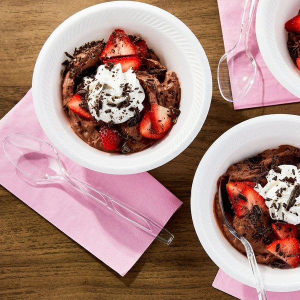 Plastic Everyday Clear Spoons - 2 packs - 100 Count per pack - plus 3 My Outlet Mall Resealable Storage Pouches