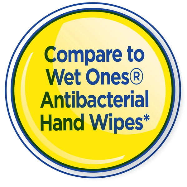 Antibacterial Hand Wipes, Fresh Scent - 1 pack - 24 count per pack - plus 3 My Outlet Mall Resealable Storage Pouches