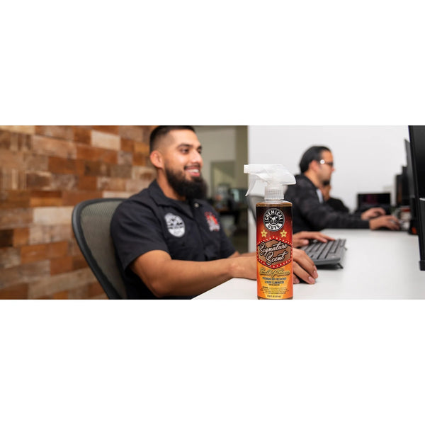 Signature Scent Air Freshener and Odor Eliminator - 1 pack - 4 oz per pack - plus 3 My Outlet Mall Resealable Storage Pouches