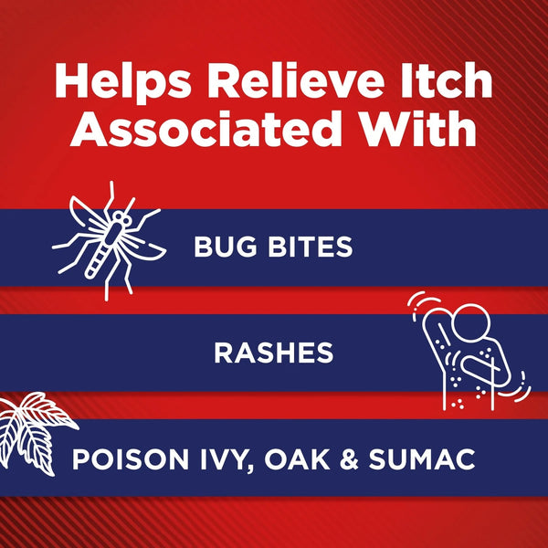 Maximum Strength Itch Relief Cooling Spray, Hydrocortisone 1% & Soothing Aloe, Fast-Acting, No-Mess Anti-Itch Spray for Bug Bites, Rash, Eczema, Psoriasis, Poison Ivy & More - 3 packs - 2.7 oz per pack - plus 3 My Outlet Mall Resealable Storage Pouches