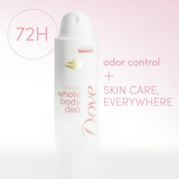 Aluminum Free Women's Whole Body Deodorant Cooling Spray Raspberry & Rose - 1 pack - 4 oz per pack - plus 3 My Outlet Mall Resealable Storage Pouches