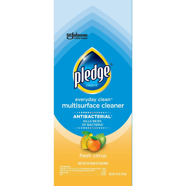 Everyday Cleaner Multi Surface Antibacterial Cleaner, Essential Cleaning Supplies, Aerosol, Fresh Citrus - 2 packs - 9.7 oz per pack - plus 3 My Outlet Mall Resealable Storage Pouches