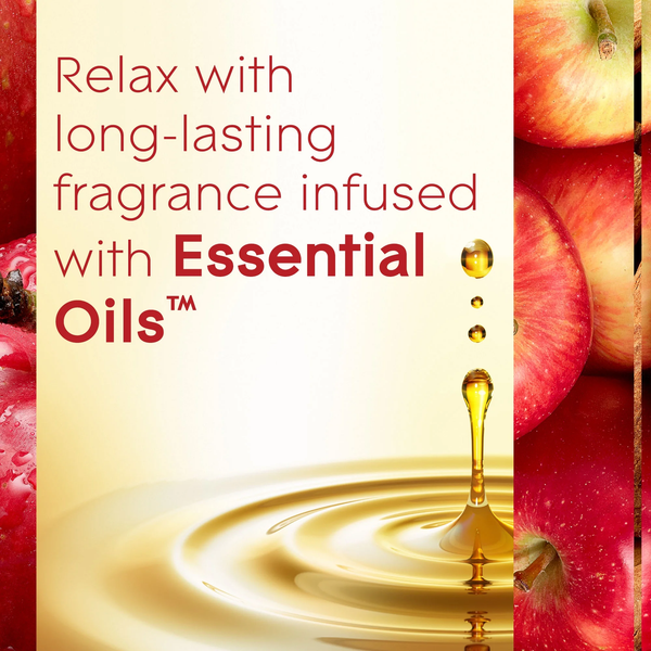 PlugIns Scented Oil 5 Refills, Air Freshener, Apple Cinnamon, Essential Oil Infused Wall Plug In, 3.35 FL oz - 1 pack - 5 Count per pack - plus 3 My Outlet Mall Resealable Storage Pouches