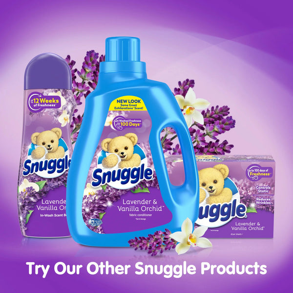 In Wash Scent Booster, Lavender & Vanilla Orchid- 2 packs - 21 oz per pack - plus 3 My Outlet Mall Resealable Storage Pouches