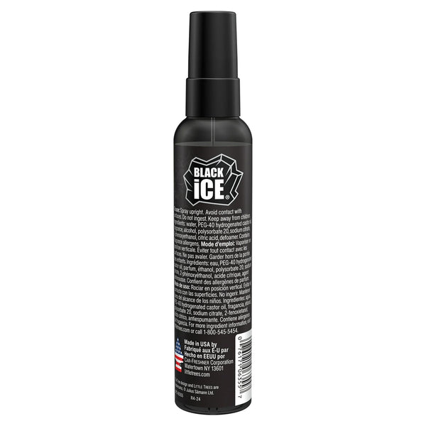 Air Freshener Spray Black Ice - 1 pack - 3.5 Fl oz per pack - plus 3 My Outlet Mall Resealable Storage Pouches