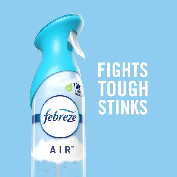 Air Freshener Spray, Odor-Fighting Room Spray, Heavy Duty Crisp Clean- 1 pack - 2 count per pack - plus 3 My Outlet Mall Resealable Storage Pouches