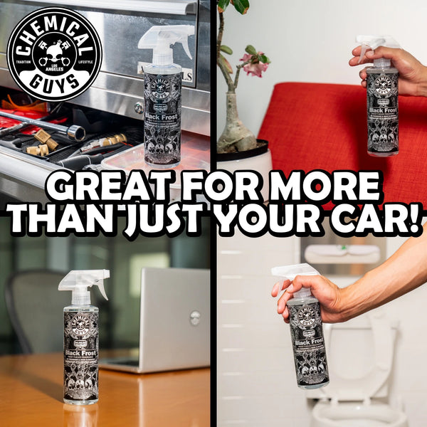Black Frost Air Freshener and Odor Eliminator - 2 packs - 4 oz per pack - plus 3 My Outlet Mall Resealable Storage Pouches