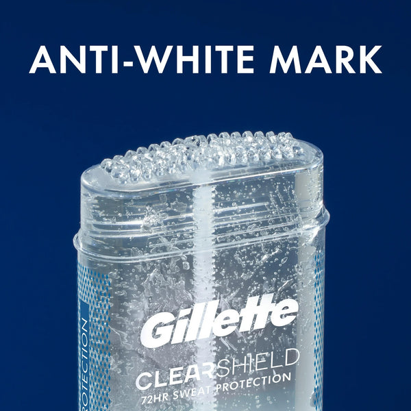 Clear Gel Antiperspirant and Deodorant for Men Tropical Breeze Scent - 3 packs - 3.8 oz per pack - plus 3 My Outlet Mall Resealable Storage Pouches