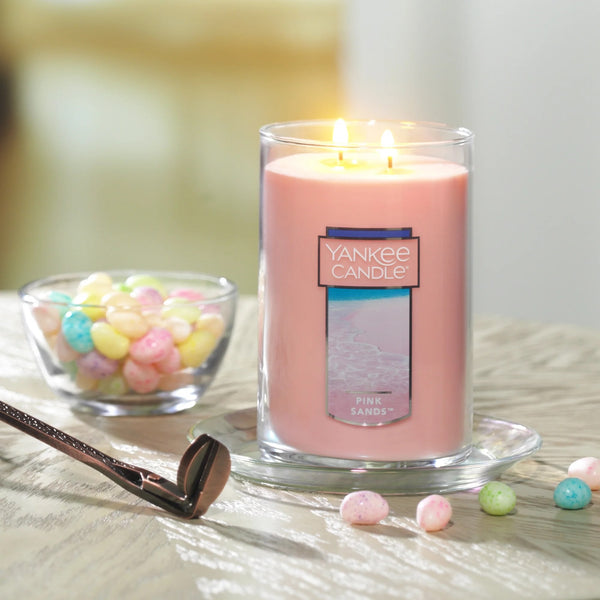 Candle Pink Sands Large 2 Wick Tumbler Candle - 2 packs - 22 oz per pack - plus 3 My Outlet Mall Resealable Storage Pouches