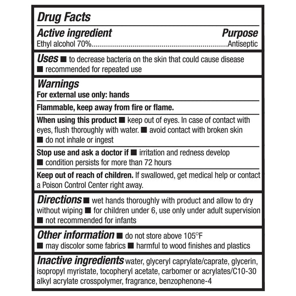 Moisturizing Hand Sanitizer - 2 packs - 32oz per pack - plus 3 My Outlet Mall Resealable Storage Pouches