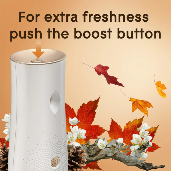 Automatic Spray Refill, Air Freshener, Comforting Cashmere Woods - 1 pack - 2 count per pack - plus 3 My Outlet Mall Resealable Storage Pouches