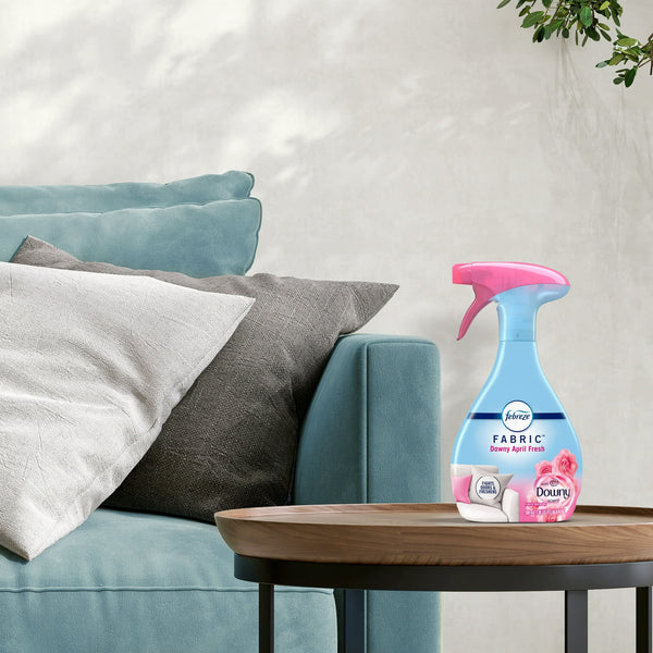 Fabric Spray Air Freshener, Odor-Fighting Fabric Refresher, Downy April Fresh - 1 pack - 23.6 oz per pack - plus 3 My Outlet Mall Resealable Storage Pouches