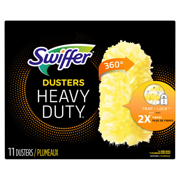 Duster Multi-Surface Heavy Duty Unscented Refills - 1 pack - 11 Count per pack - plus 3 My Outlet Mall Resealable Storage Pouches