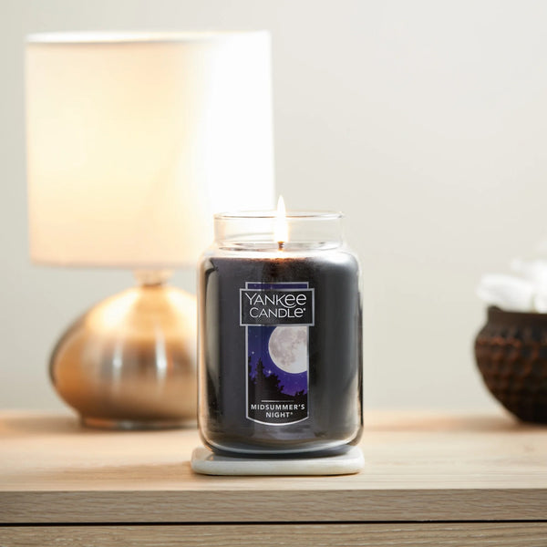 Candle Midsummer's Night Original Large Scented Jar Candle - 1 pack - 22 oz per pack - plus 3 My Outlet Mall Resealable Storage Pouches