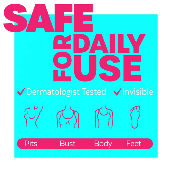 Women Whole Body Deodorant Spray for Women Rose & Waterlily Scent Aluminum Free - 3 packs - 4 oz per pack - plus 3 My Outlet Mall Resealable Storage Pouches