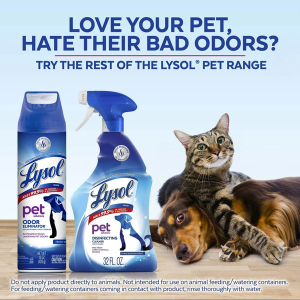 Pet Odor Eliminator Spray, Sanitizing and Disinfecting Spray for Pet Odors - 2 packs - 15 oz per pack - plus 3 My Outlet Mall Resealable Storage Pouches