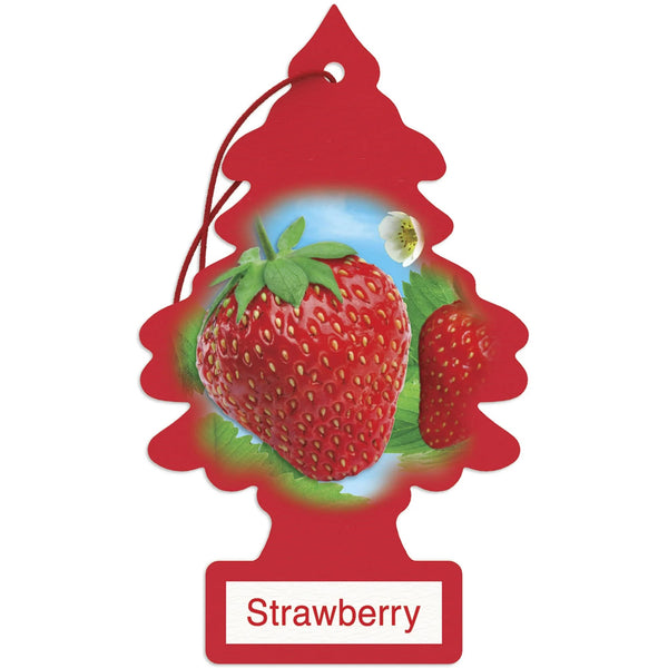 Air Freshener Strawberry Fragrance, 3 Count - 1 pack - plus 3 My Outlet Mall Resealable Storage Pouches