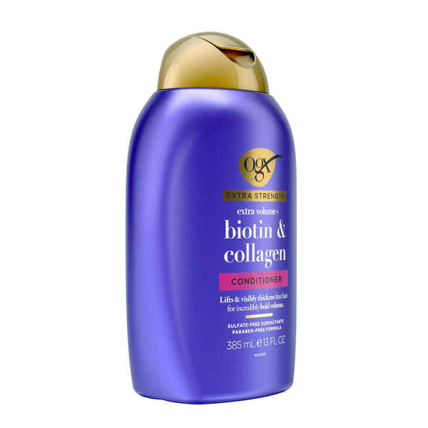Extra Strength Biotin & Collagen Conditioner - 1 pack - 13Fl oz per pack - plus 3 My Outlet Mall Resealable Storage Pouches