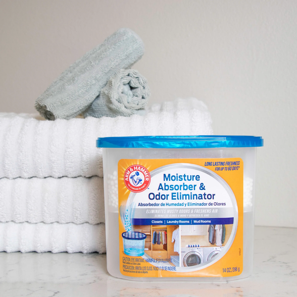 Fragrance Free Disposable Moisture Absorber -  2 packs - 14 oz per pack plus 3 My Outlet Mall Resealable Storage Pouches