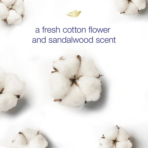 Aluminum Free Deodorant Stick Cotton Flower & Sandalwood - 1 pack - 2.6 oz per pack - plus 3 My Outlet Mall Resealable Storage Pouches