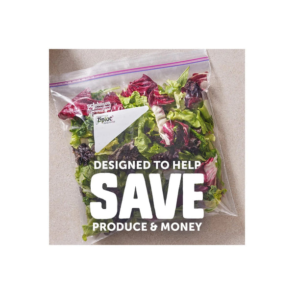 Brand Gallon Produce Storage Bags, Breathable Bag, Moisture Control - 2 packs - 15 Count - plus 3 My Outlet Mall Resealable Storage Pouches