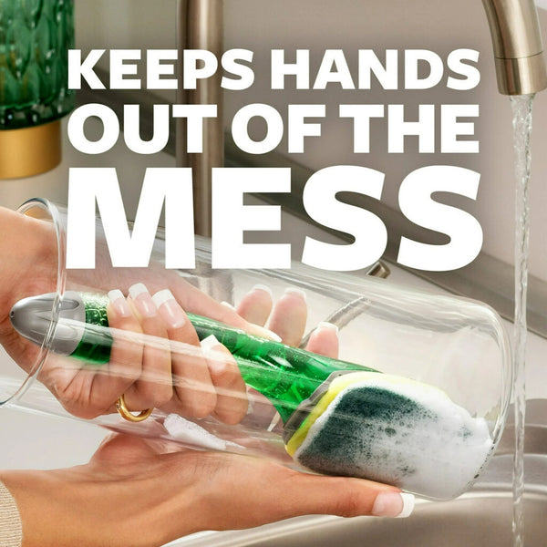 Heavy Duty Dishwand, Soap Dispensing - 1 pack - plus 3 My Outlet Mall Resealable Storage Pouches