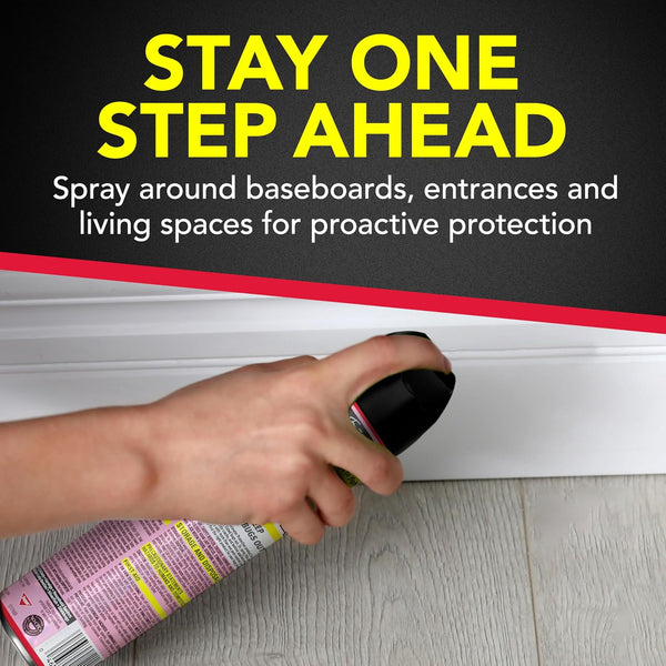Ant and Roach Insect Killer, Aerosol Insecticide Spray, Lemon Scent - 2 packs - 17.5 oz per pack - plus 3 My Outlet Mall Resealable Storage Pouches