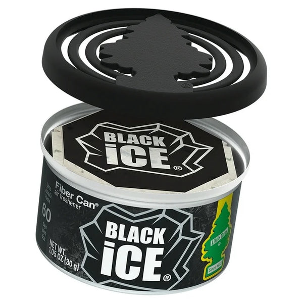 Air Freshener Fiber Can Black Ice - 2 packs - 1.05 oz per pack - plus 3 My Outlet Mall Resealable Storage Pouches