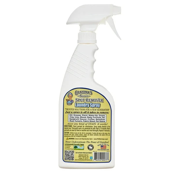 Spot Remover Laundry Spray - 2 packs - 16 oz per pack - plus 3 My Outlet Mall Resealable Storage Pouches