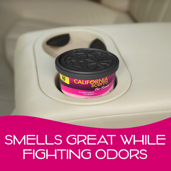 Can/Hidden Air Freshener Coronado Cherry Scent - 1 pack - plus 3 My Outlet Mall Resealable Storage Pouches