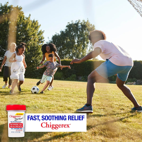 2x Medicated Ointment: Chiggers, Mosquito, Bug Bites - 1 pack - 1.75 oz per pack - plus 3 My Outlet Mall Resealable Storage Pouches