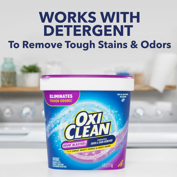 Odor Blasters Versatile Home and Laundry Stain Remover Powder- 1 pack - 3 LB - plus 3 My Outlet Mall Resealable Storage Pouches