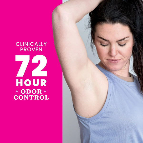 Whole Body Women’s Deodorant Smooth Solid Stick Aluminum Free, Lavender Sage - 3 packs - 2.6 oz per pack - plus 3 My Outlet Mall Resealable Storage Pouches